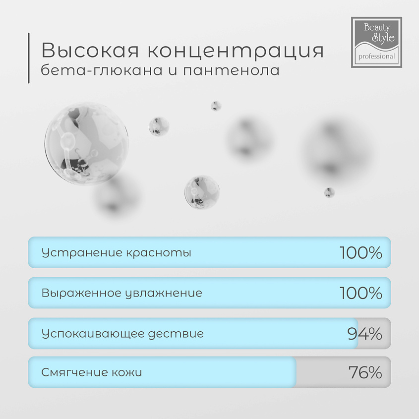 Beauty Style Успокаивающая антикуперозная маска с пантенолом и гиалуроновой кислотой – фото 4