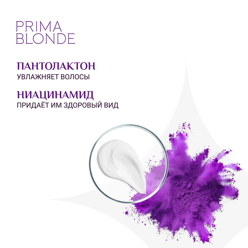 ESTEL PROFESSIONAL Серебристый бальзам для холодных оттенков блонд PRIMA BLONDE – фото 5