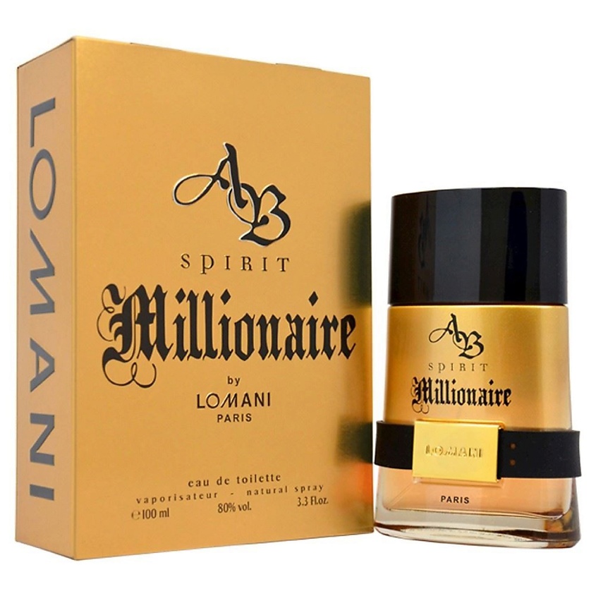 LOMANI Туалетная вода мужская AB SPIRIT MILLIONAIRE – фото 2