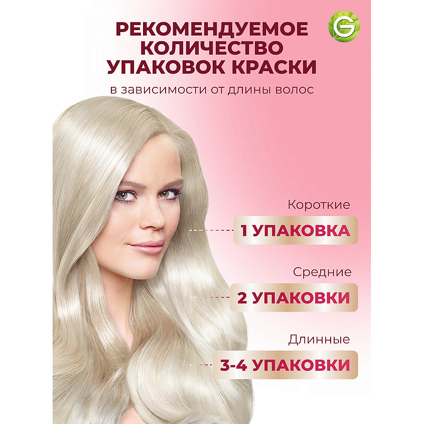 GARNIER Стойкая крем-краска для волос "Роскошь цвета" Color Sensation, 911, Дымчатый Ультраблонд, 110 мл – фото 7