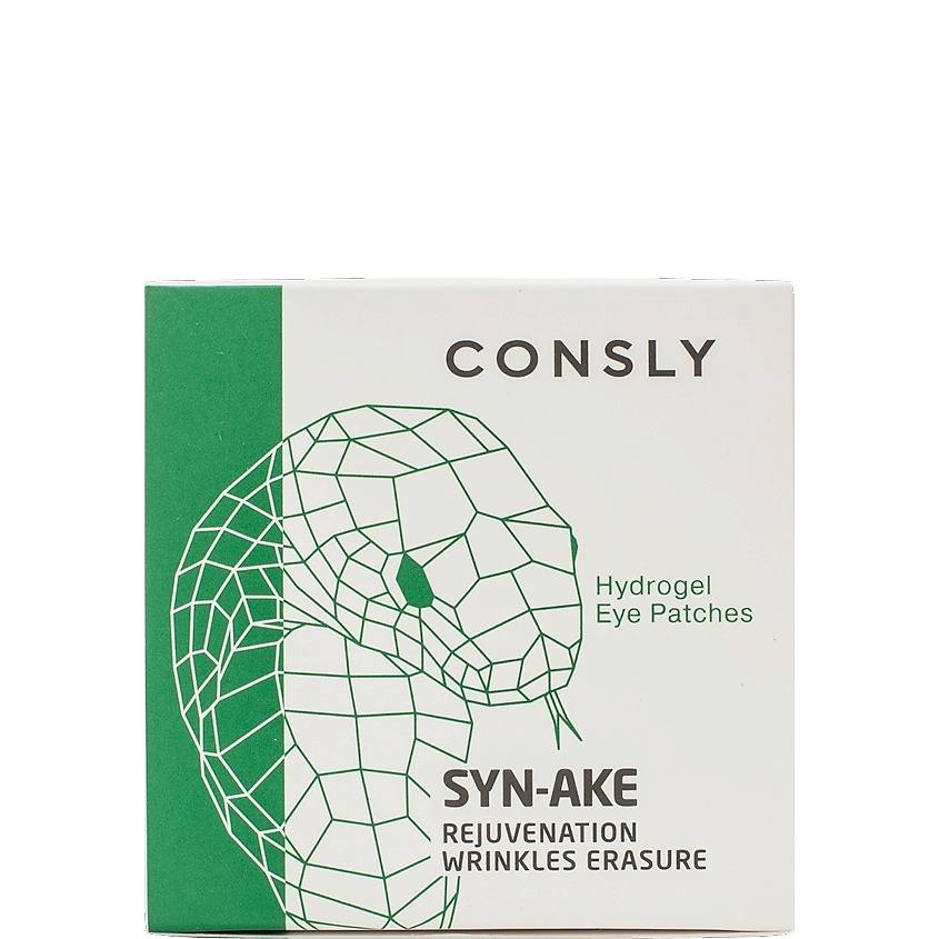 CONSLY Патчи для области вокруг глаз гидрогелевые с пептидом Syn-Ake Hydrogel Eye Patches – фото 5