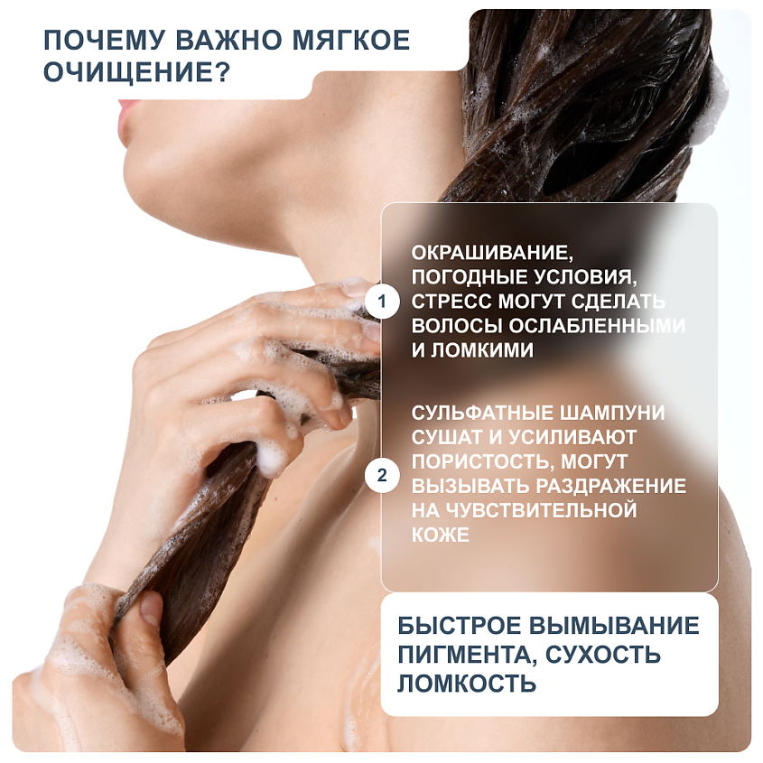 RICHE Шампунь для окрашенных волос бессульфатный – фото 5