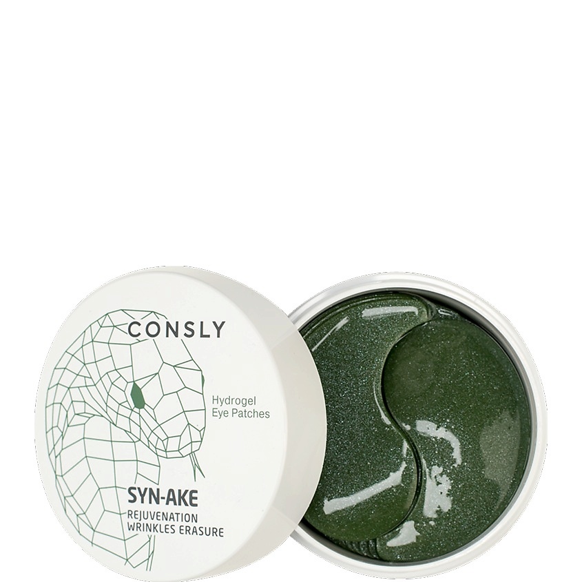 CONSLY Патчи для области вокруг глаз гидрогелевые с пептидом Syn-Ake Hydrogel Eye Patches – фото 3