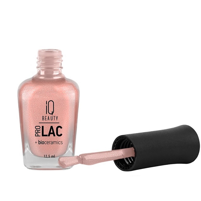 IQ BEAUTY Лак для ногтей укрепляющий с биокерамикой PROLAC+bioceramics – фото 2