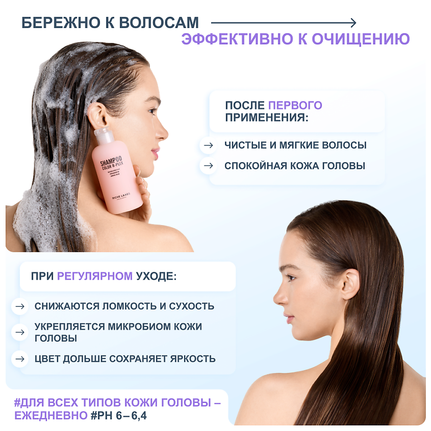 RICHE Шампунь для окрашенных волос бессульфатный – фото 2
