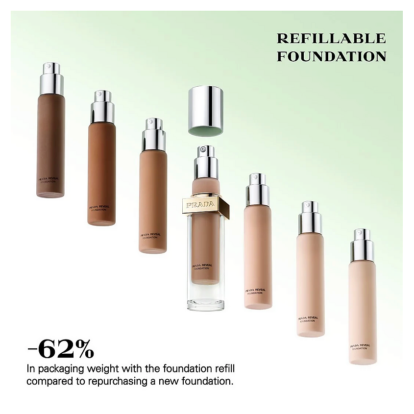 PRADA Сменный блок тонального крема Reveal Foundation купить по цене ...