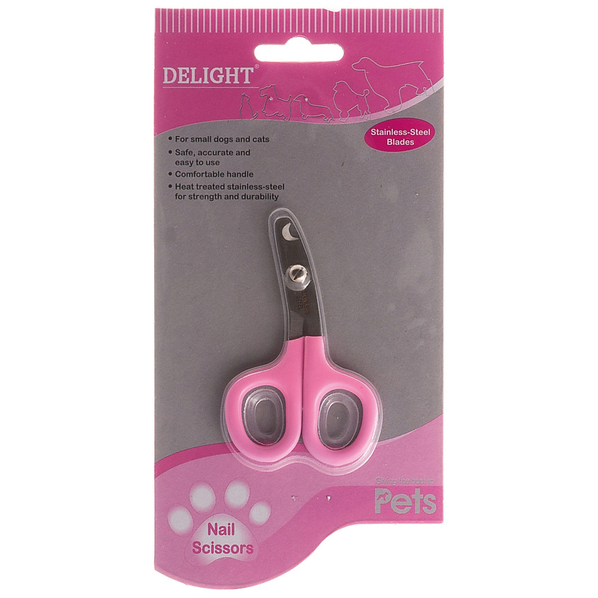 DELIGHT PET Когтерез-ножницы серия ROSE малый прямой для кошек – фото 7