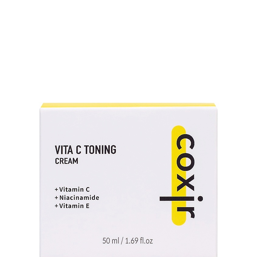 COXIR Крем с ниацинамидом и витамином С для сияющей ровной кожи Vita C Toning – фото 2