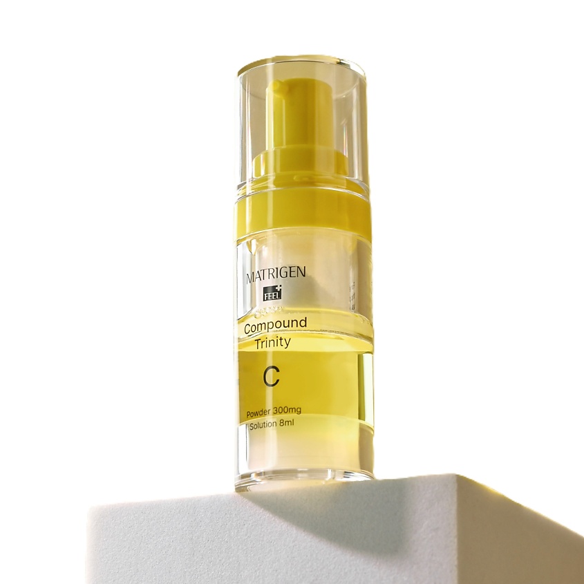 MATRIGEN Двухкомпонентная сыворотка для лица с порошком витамина С Compound Trinity C – фото 4