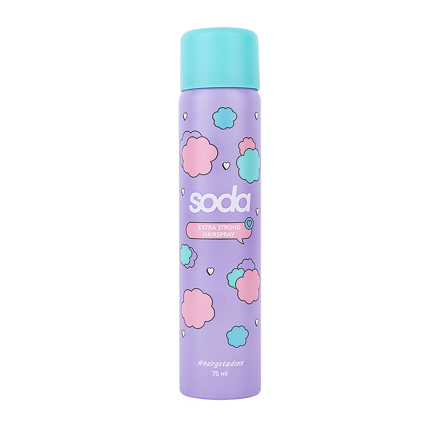 SODA Лак для волос экстрасильной фиксации Extra Strong Hairspray #hairgetsdone – фото 1