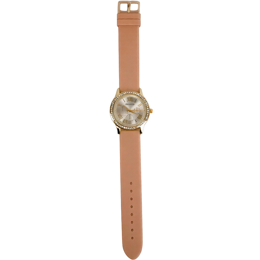 TWINKLE Наручные часы с японским механизмом beige silicon – фото 2