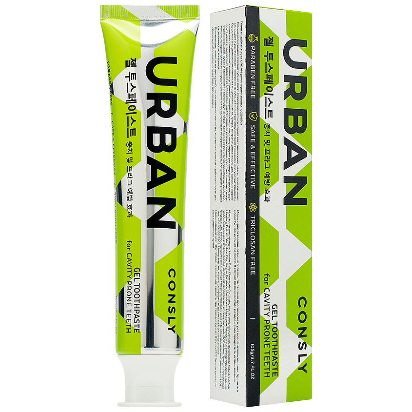 CONSLY Зубная паста гелевая реминерализующая Urban Gel Toothpaste – фото 1