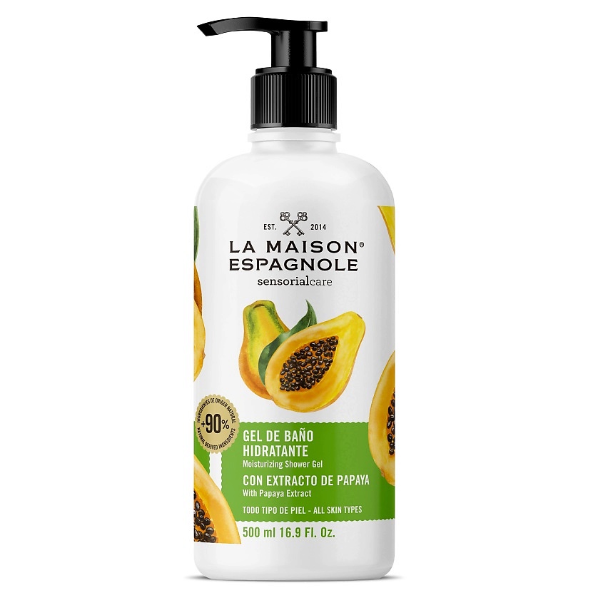 LA MAISON ESPAGNOLE Гель для душа увлажняющий "Папайя" Sensorialcare Moisturizing Shower Gel – фото 1
