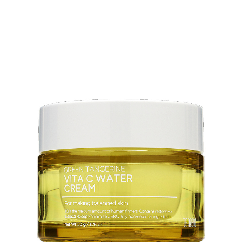 TENZERO Крем для лица освежающий с экстрактом зелёного мандарина Green Tangerine Vita C Water Cream – фото 1