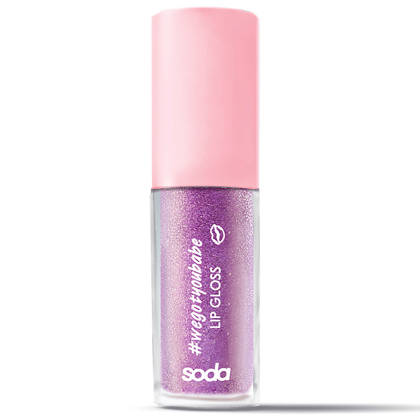 SODA GLITTER LIPGLOSS #wegotyoubabe БЛЕСК ДЛЯ ГУБ, № 105 SUGAR BABY, 3,8 мл – фото 1
