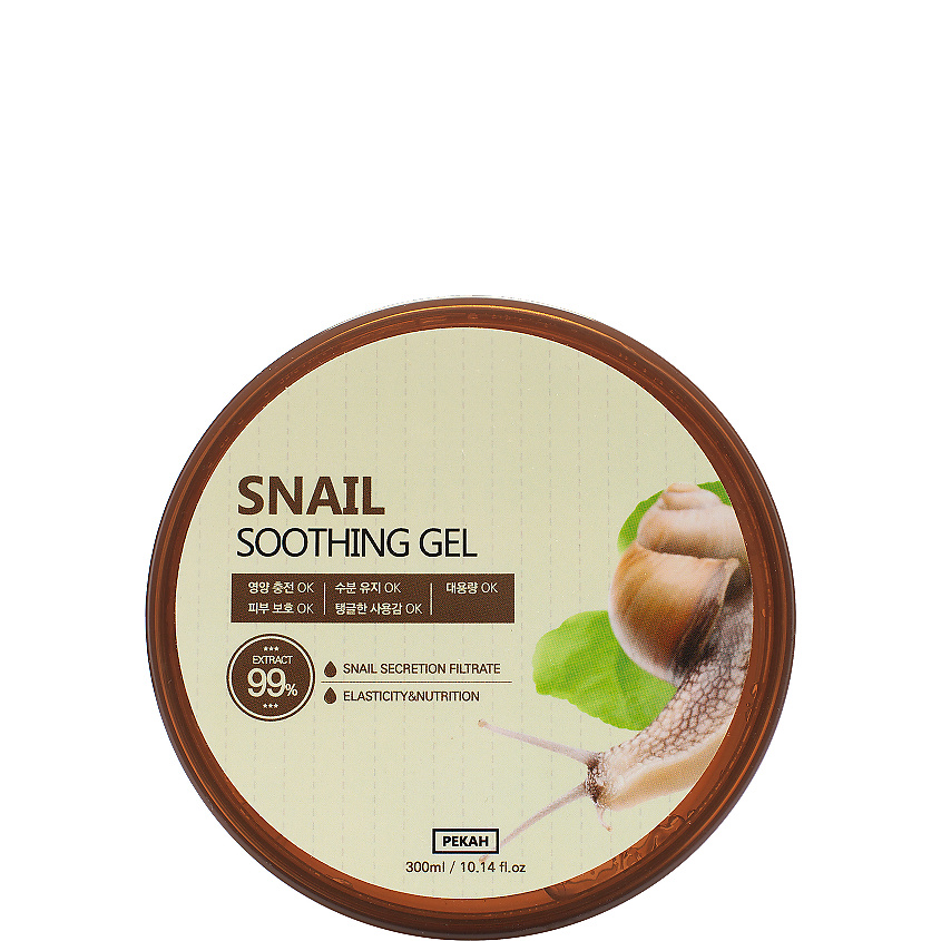 PEKAH Универсальный гель для лица и тела с муцином улитки Snail Soothing Gel – фото 1