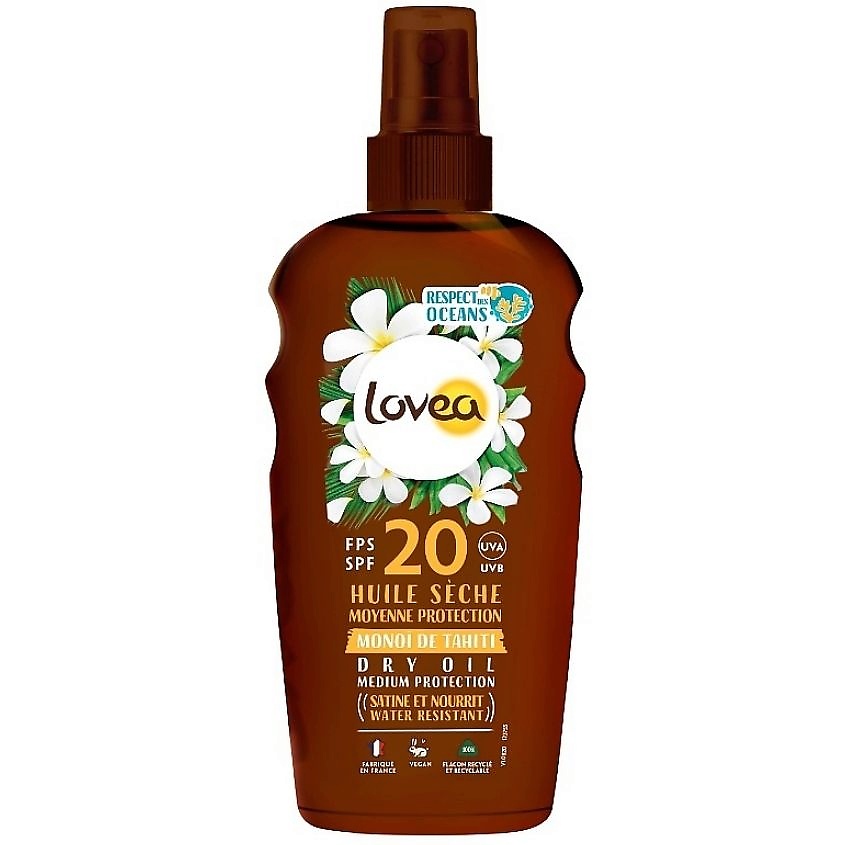 LOVEA Масло для тела сухое с SPF 20 Dry Oil Medium Protection – фото 1