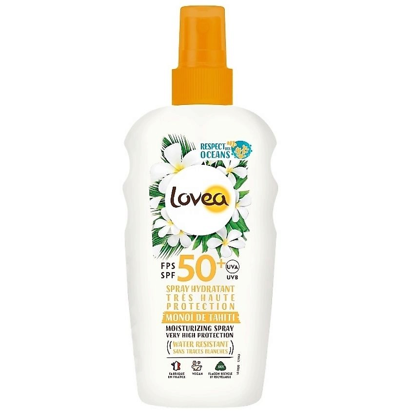 LOVEA Спрей для тела увлажняющий с SPF 50 Moisturizing Spray Very High Protection – фото 1