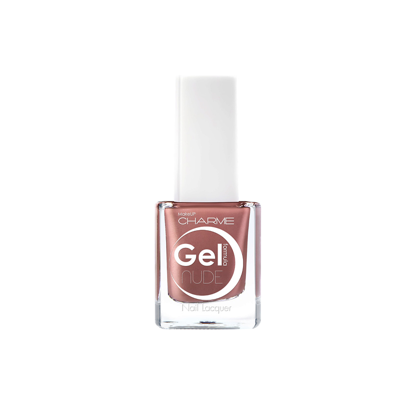 CHARME Лак для ногтей перламутровый "Gel Nude", 204 Марсала – фото 1
