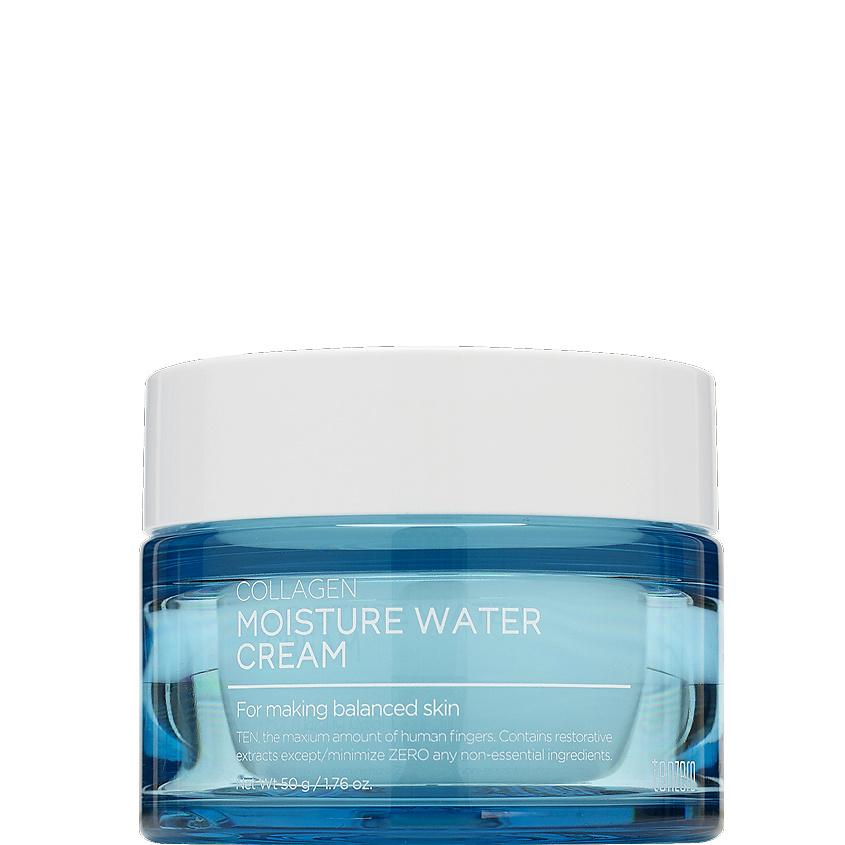 TENZERO Крем для лица разглаживающий крем с коллагеном Collagen Moisture Water Cream – фото 1