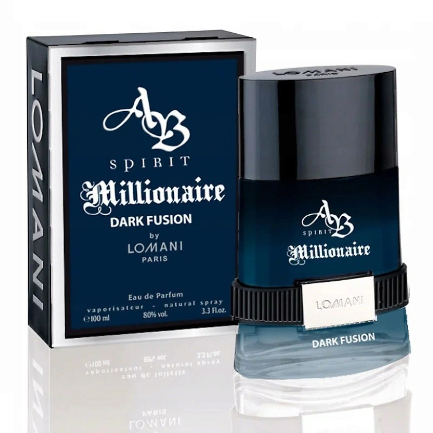 LOMANI Парфюмерная вода мужская  AB MILLIONAIRE Dark Fusion – фото 2