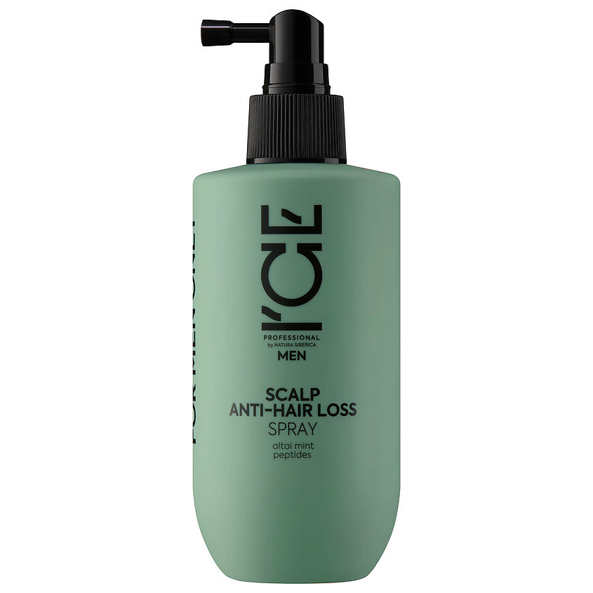 ICE BY NATURA SIBERICA Спрей-тоник против выпадения волос Men Scalp Anti Hair Loss Spray – фото 1
