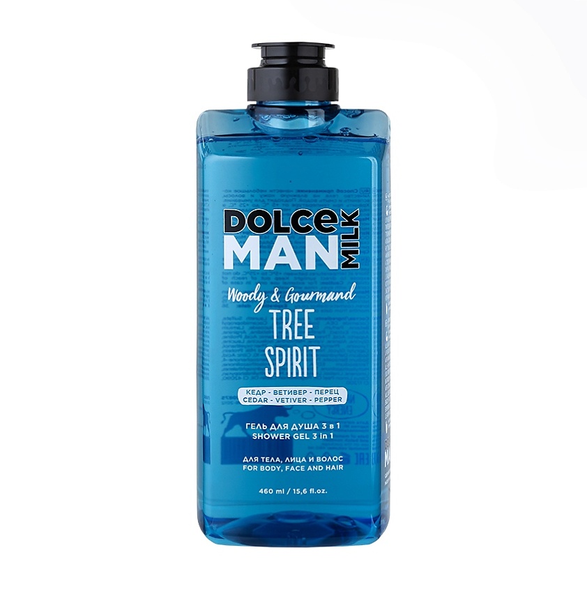 DOLCE MILK Гель для душа 3 в 1 Дух Леса Tree Spirit Man – фото 1