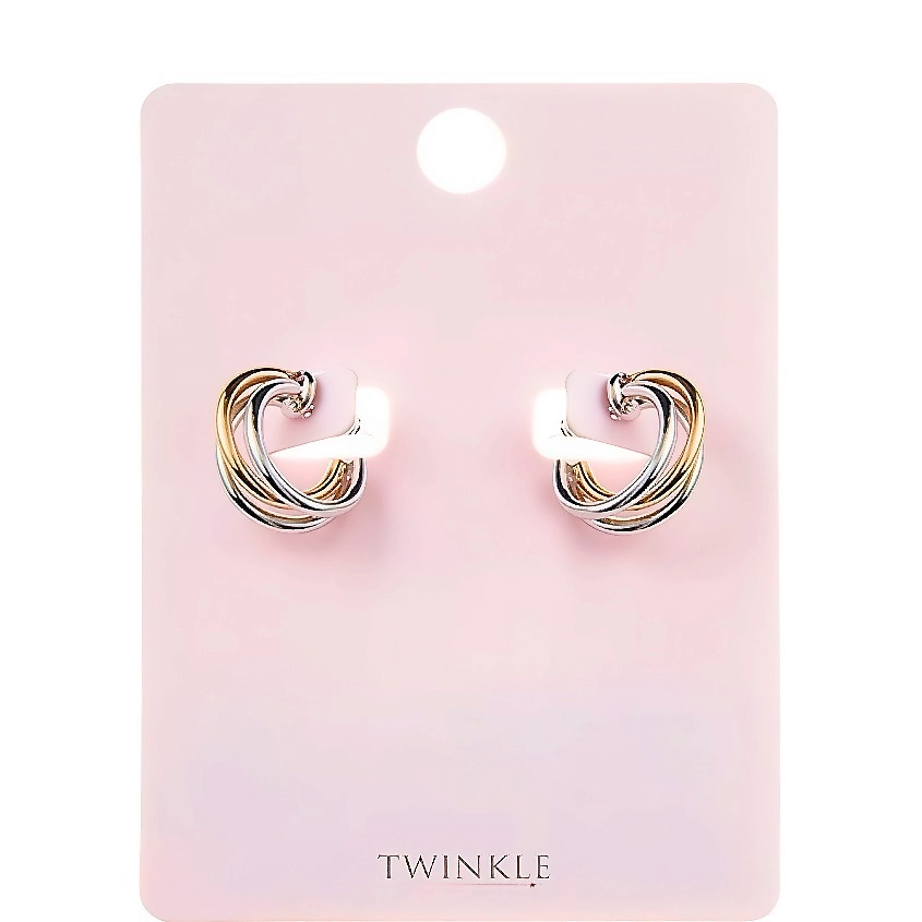 TWINKLE Серьги Bicolor – фото 2
