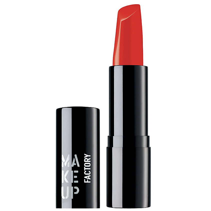 MAKE UP FACTORY Помада для губ Complete Care Lip Color, 06 Hot Orange, 4 г – фото 1