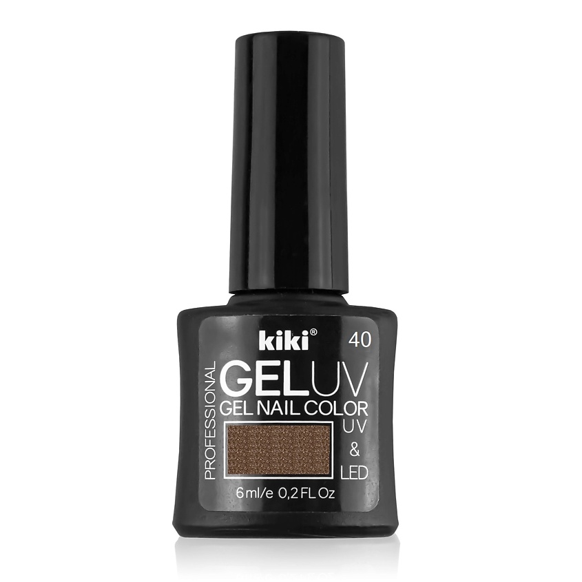 KIKI Гель-лак для ногтей Gel Uv&Led, № 40 бронзовый жемчуг – фото 1