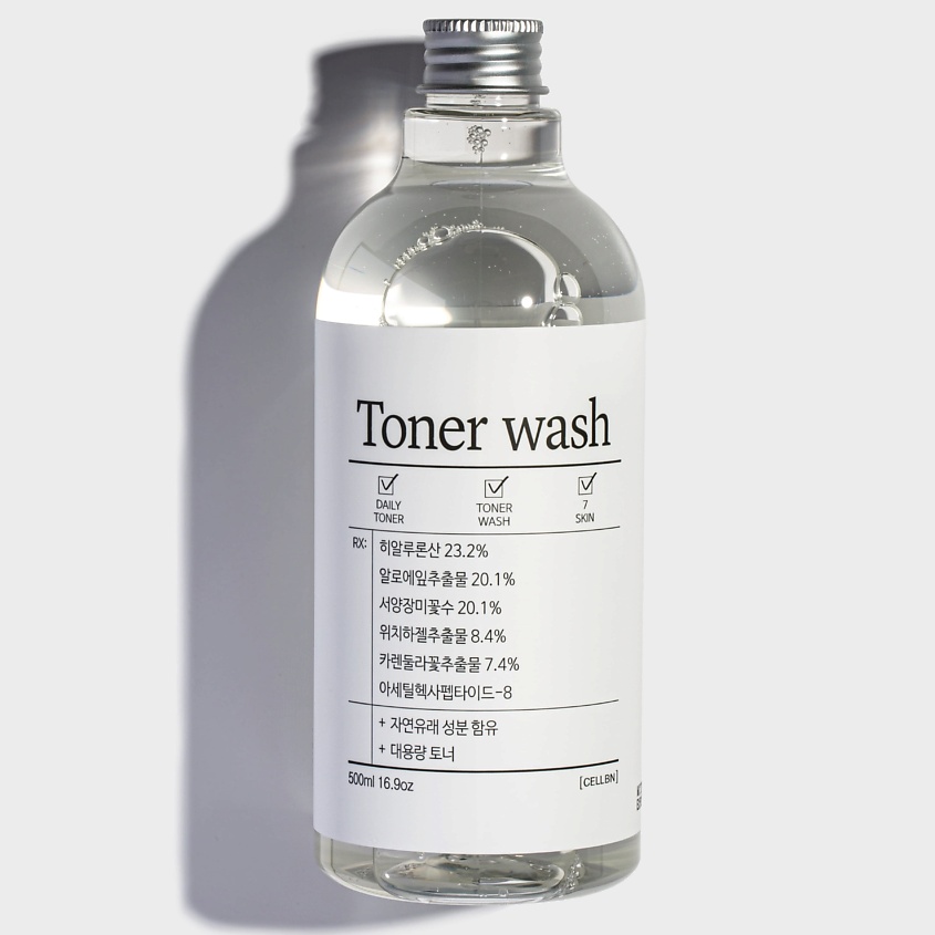 CELLBN Увлажняющее средство для умывания и тонизирования TONER WASH – фото 2