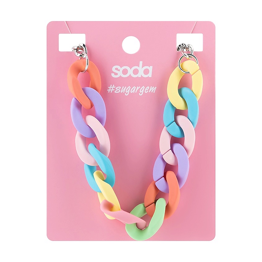 SODA Ожерелье RAINBOW CHAIN #sugargem – фото 2