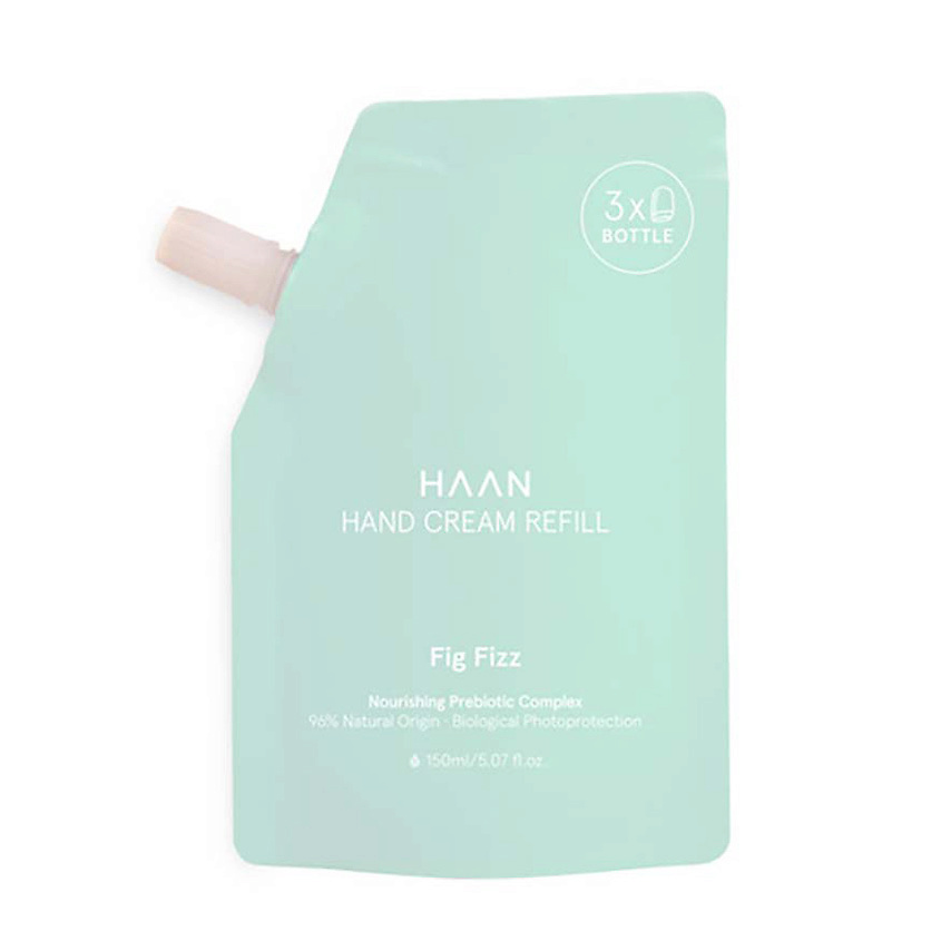 HAAN Крем для рук с пребиотиками "Пряный инжир" в рефилле Pouch Hand Cream Fig Fizz – фото 2