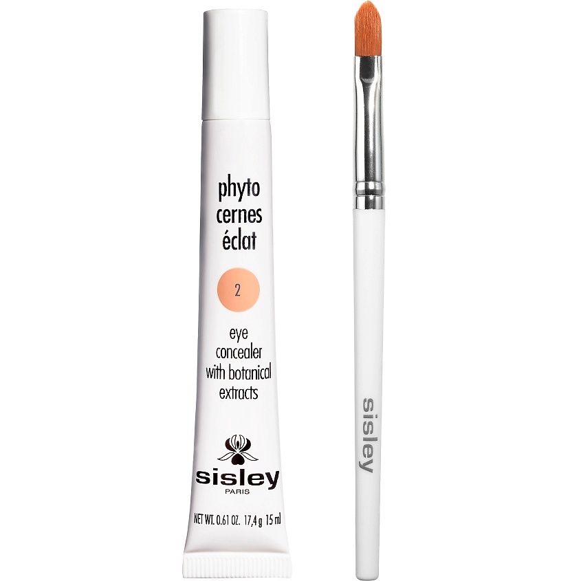 SISLEY Фитокорректор с кистью для кожи вокруг глаз Phyto-Cernes Éclat Eye Concealer, 2, 15 мл – фото 1