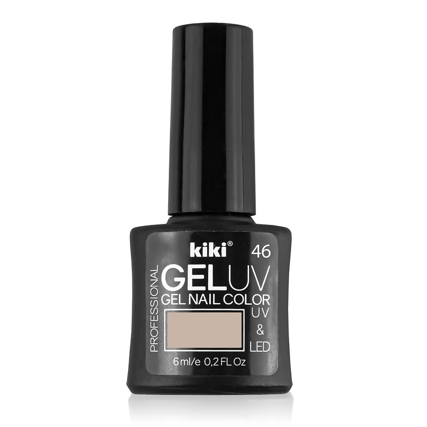 KIKI Гель-лак для ногтей Gel Uv&Led, 46 телесный (нюд) – фото 1