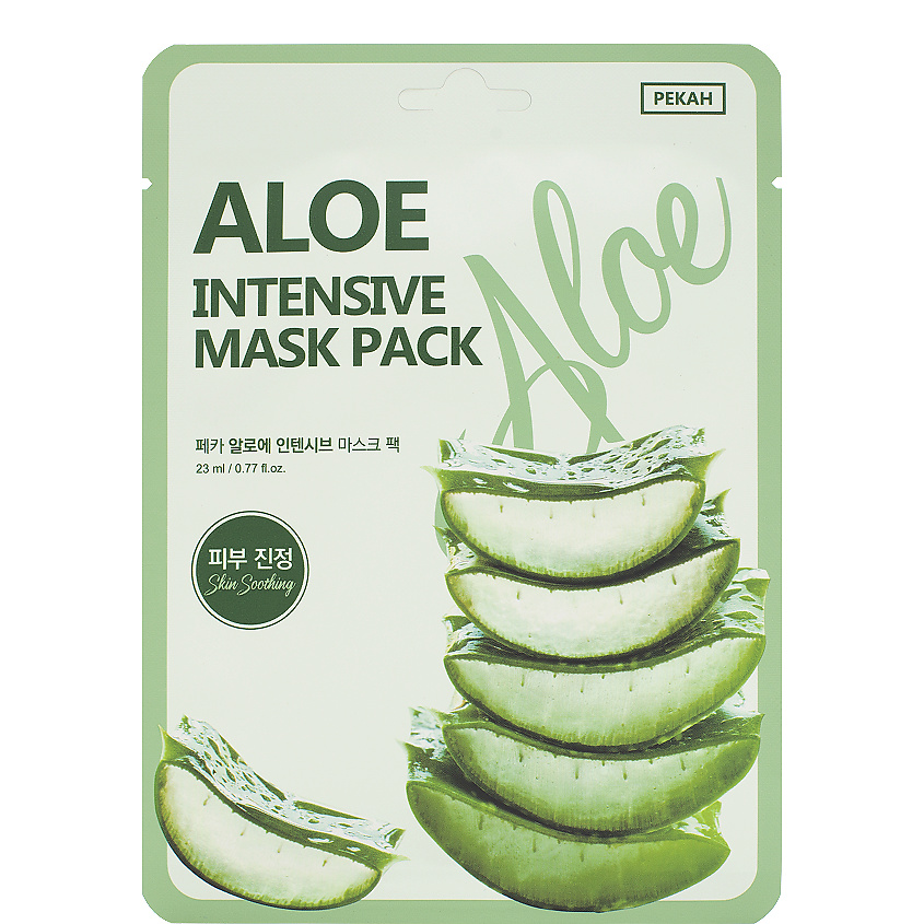PEKAH Тканевая маска с экстрактом Алоэ Aloe Intensive Mask Pack – фото 1