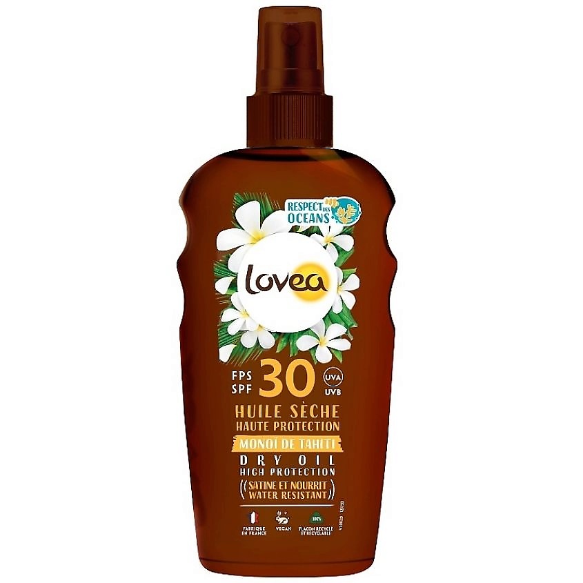 LOVEA Масло для тела сухое c SPF 30 Dry Oil High Protection – фото 1