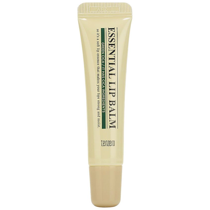 TENZERO Бальзам для губ успокаивающий с экстрактом центеллы азиатской Green Cica Essential Lip Balm – фото 1