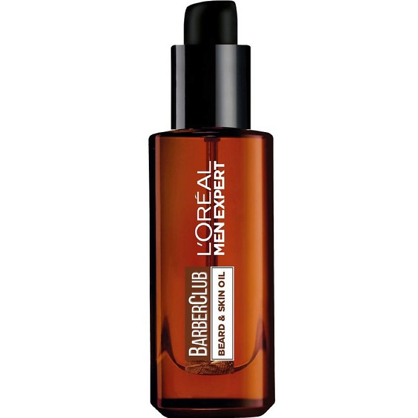 L'OREAL PARIS Гель-масло для длинной бороды, смягчающее, с маслом кедрового дерева Men Expert Barber Club Long Beard & Skin Oil – фото 1