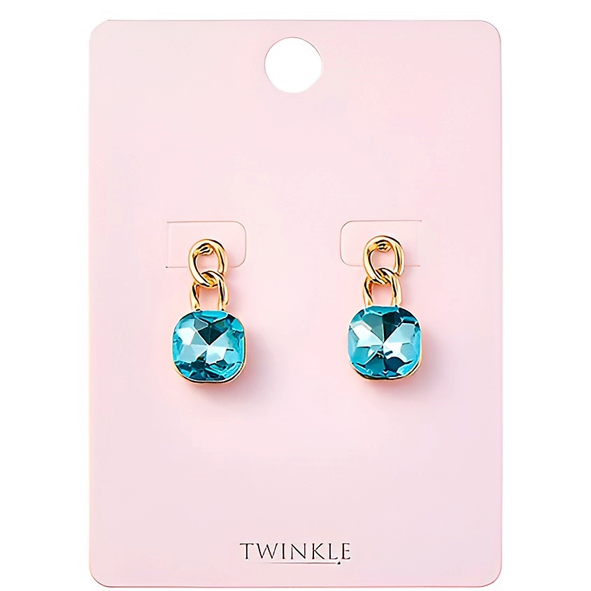 TWINKLE Серьги Baby Blue – фото 2