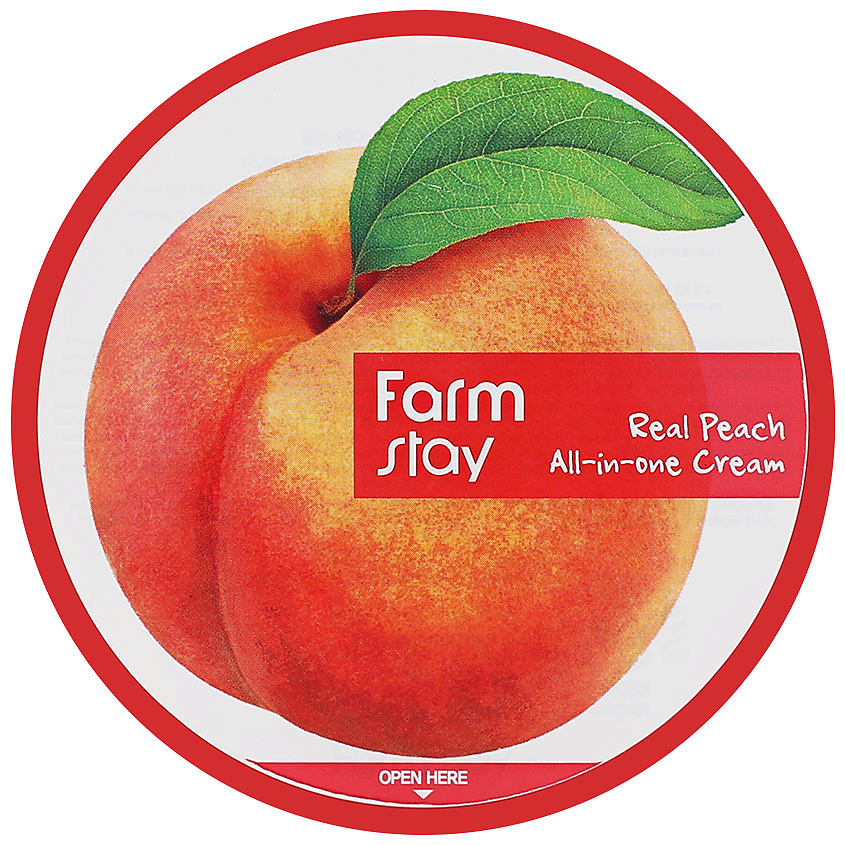 FARMSTAY Крем для лица и тела с экстрактом персика многофункциональный Real Peach All-In-One Cream – фото 1
