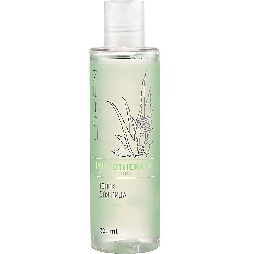 LOREN COSMETIC Тоник для лица с экстрактом алоэ вера Phytotherapy – фото 2