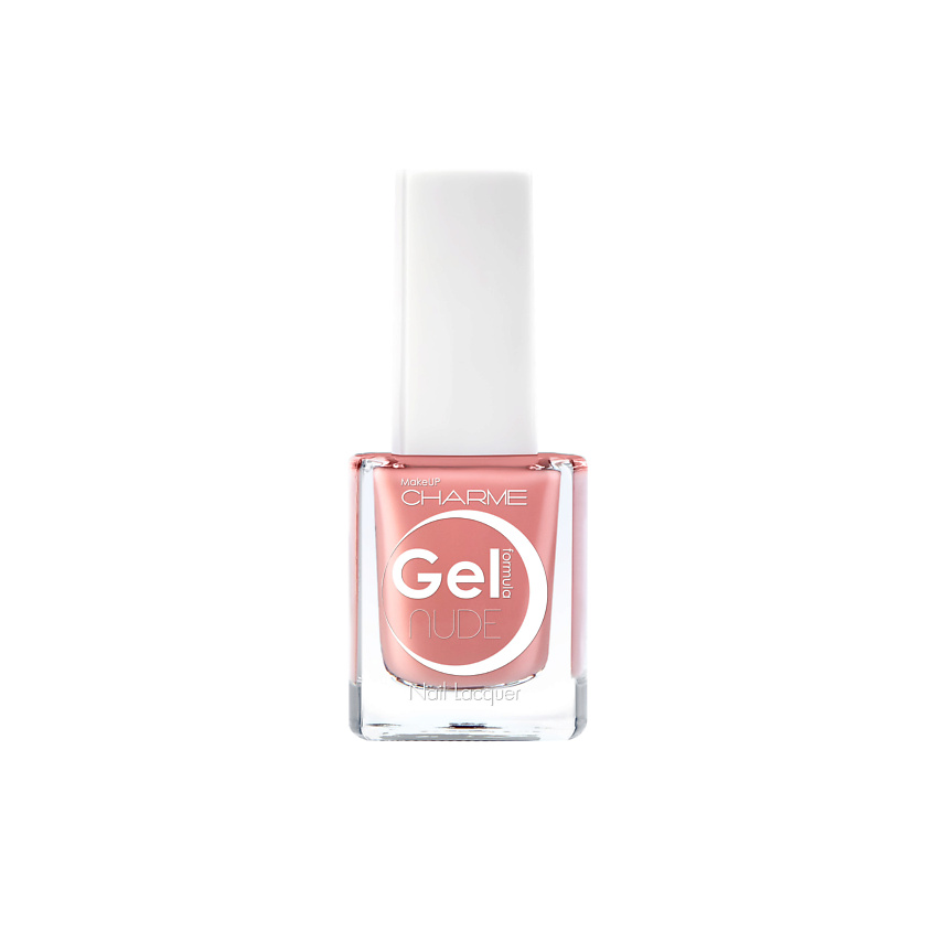 CHARME Лак для ногтей перламутровый "Gel Nude", 210 Персиковый нектар – фото 1