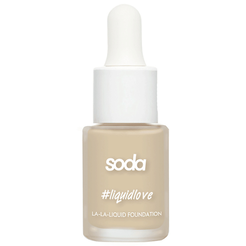SODA LA-LA-LIQUID FOUNDATION #liquidlove ТОНАЛЬНАЯ ОСНОВА-ФЛЮИД – фото 2