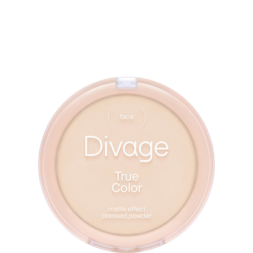 DIVAGE Компактная пудра натурального цвета True Color – фото 1