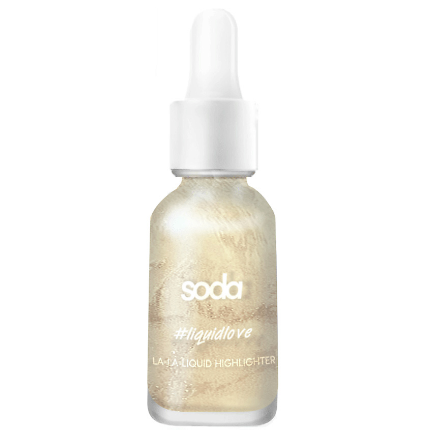 SODA LA-LA-LIQUID HIGHLIGHTER #liquidlove Жидкий хайлайтер, 002 MERMAID'S VOISE, 18 мл – фото 1