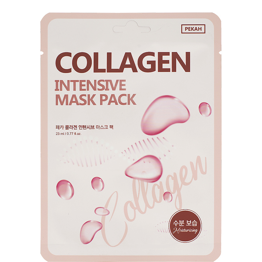 PEKAH Тканевая маска с Коллагеном Collagen Intensive Mask Pack – фото 1