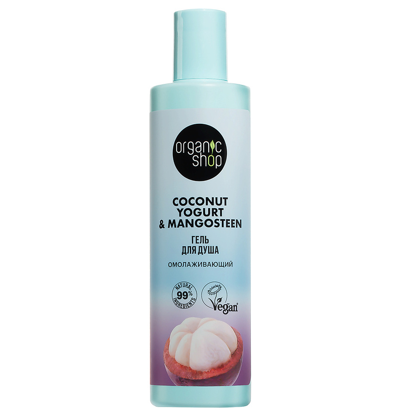 ORGANIC SHOP Гель для душа "Омолаживающий" Coconut yogurt – фото 1