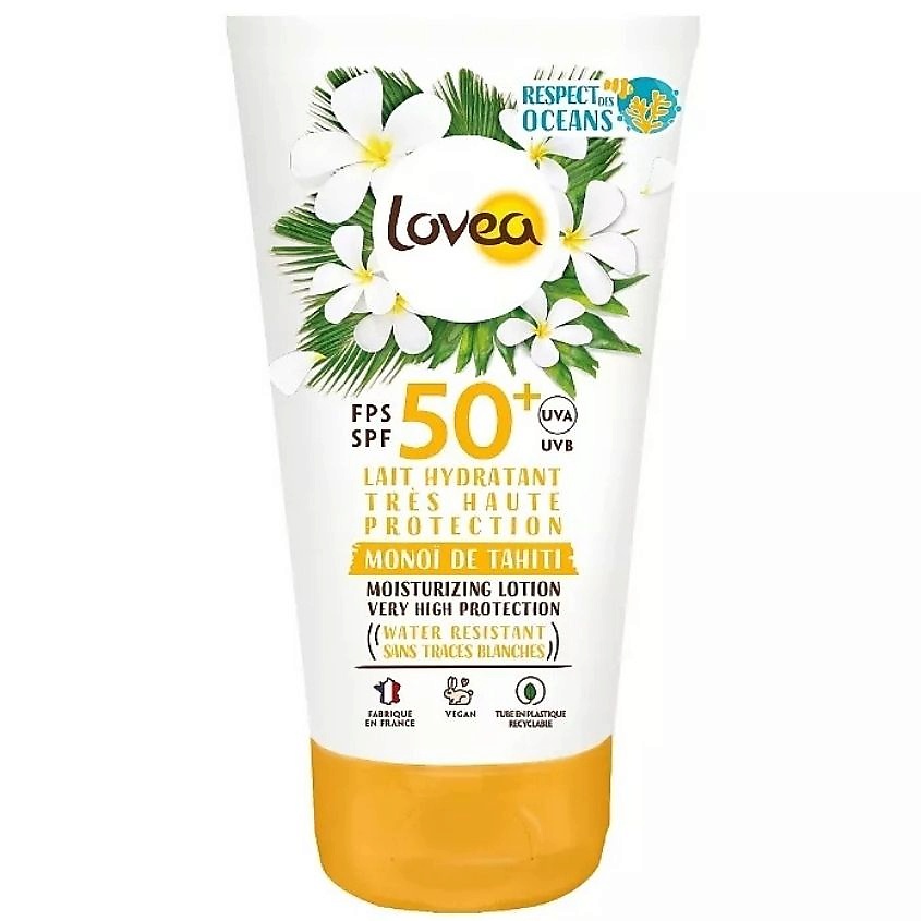 LOVEA Лосьон для тела увлажняющий с SPF 50 Moisturizing Lotion Very High Protection – фото 1