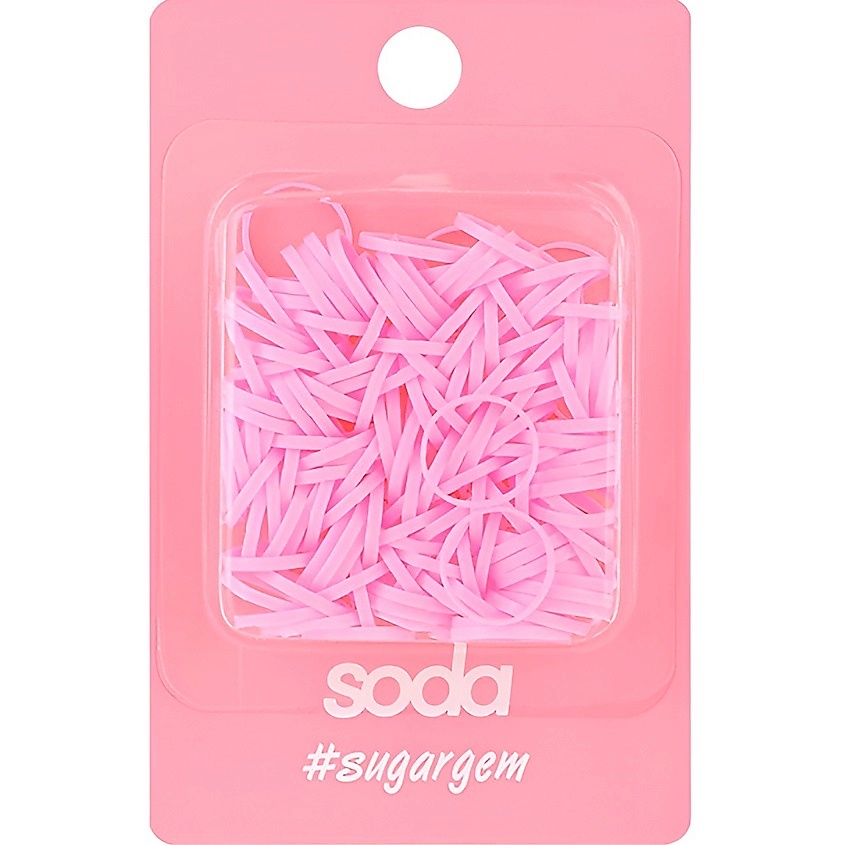 SODA Набор резинок для волос Pink – фото 2